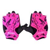 Damen Outdoor Kletter- & Campinghandschuhe - Rutschfest, Halbfinger, Fitness- & Hantelausrüstung